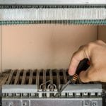 Repair gas burner boiler heating